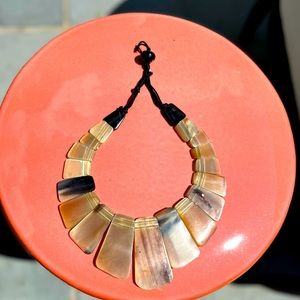 Horn necklace